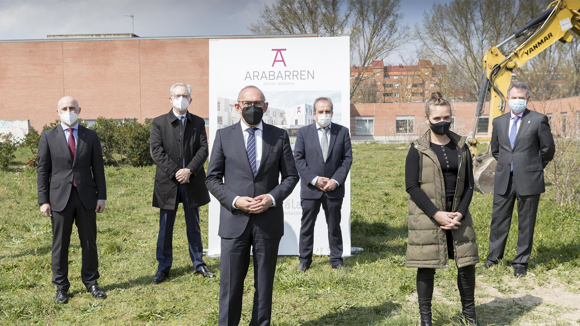 Acto de primera piedra del complejo residencial Arabarren en Vitoria-Gasteiz Acto de primera piedra del complejo residencial Arabarren en Vitoria-Gasteiz