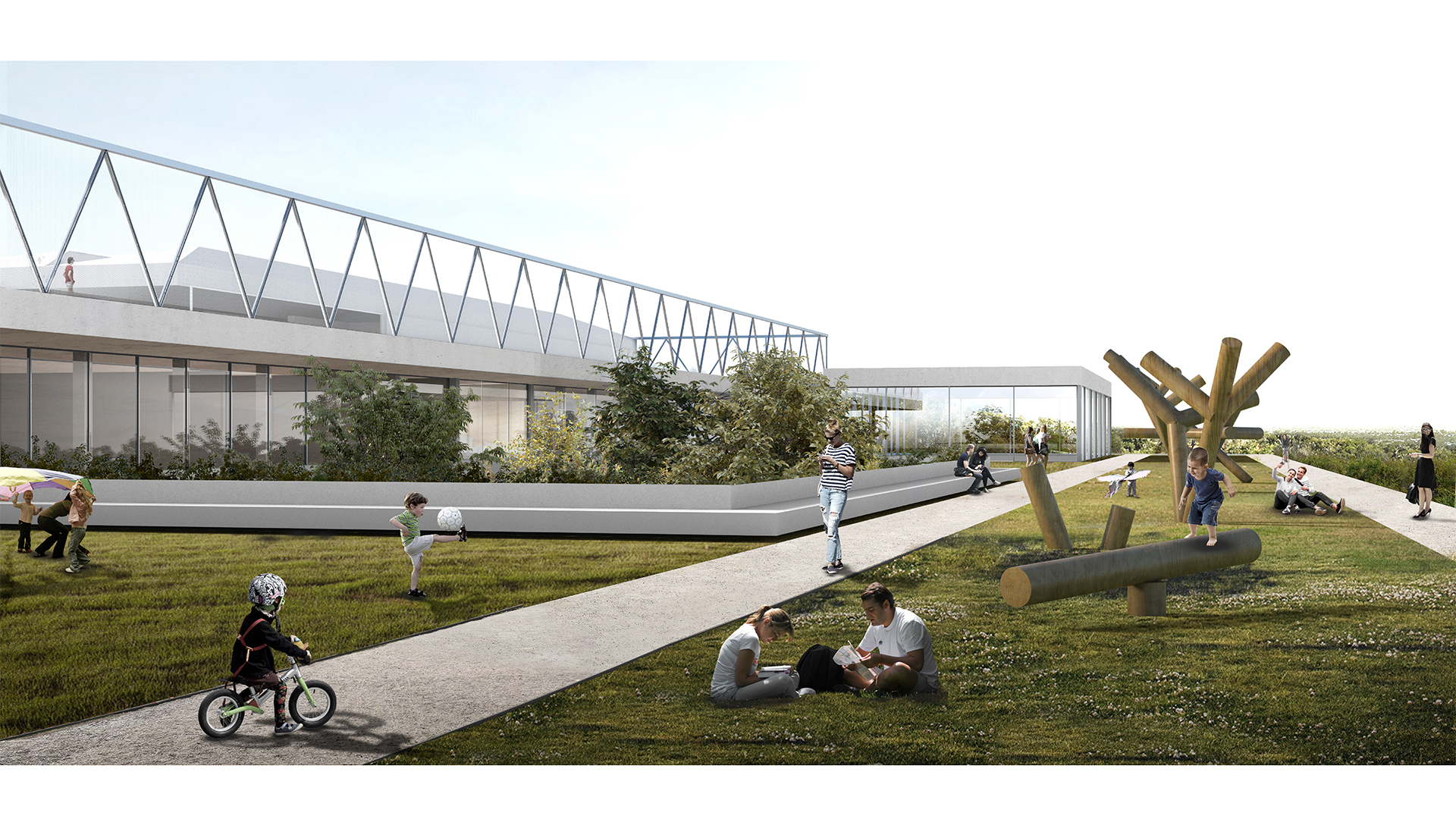 Propuesta finalista de KREAN con VICENS+RAMOS para el nuevo polideportivo de Leioa. Propuesta finalista de KREAN con VICENS+RAMOS para el nuevo polideportivo de Leioa.