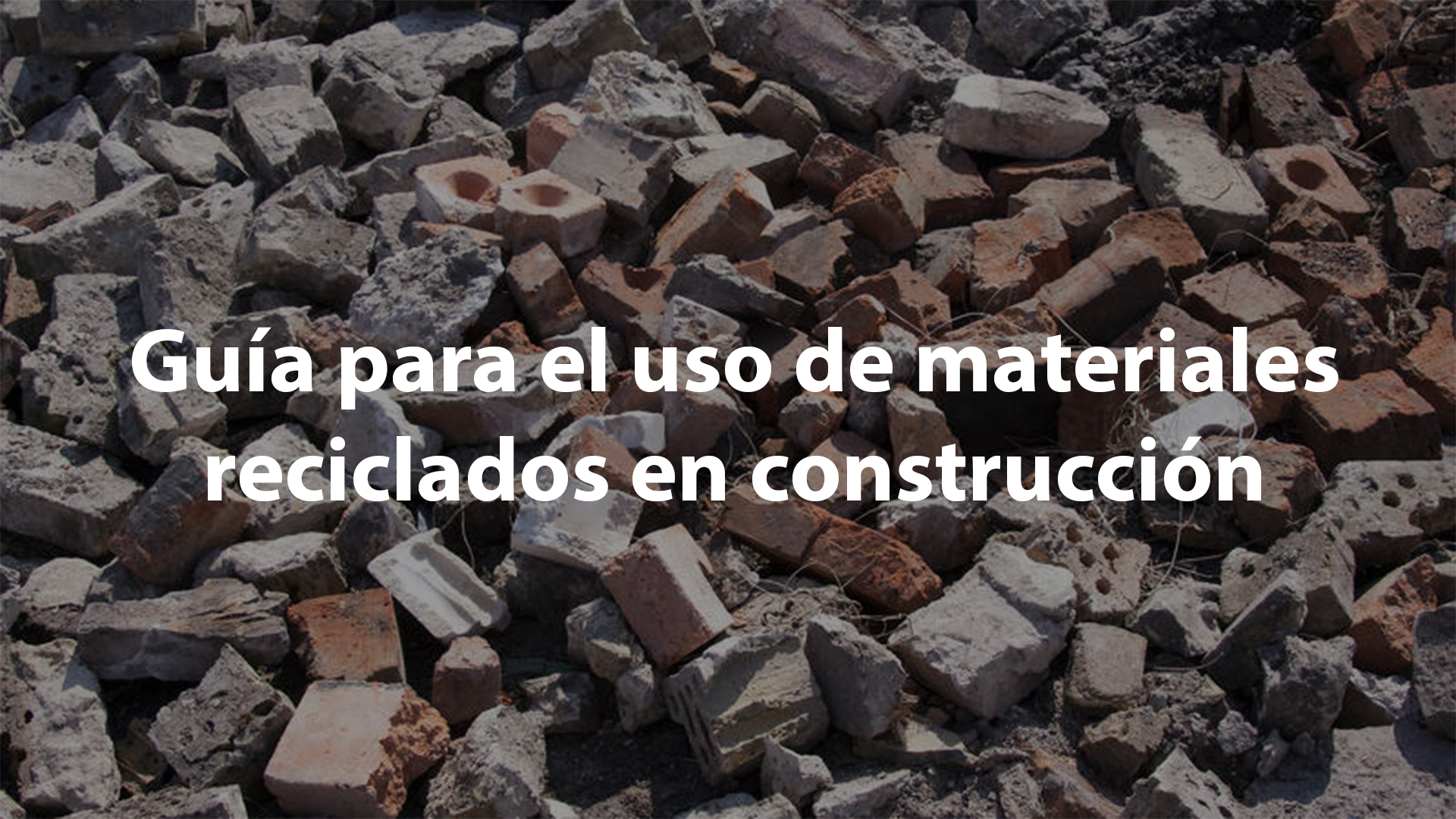 Ihobe ha publicado una Guía para el uso de materiales reciclados en construcción, elaborada por LKS KREAN e IK Ingeniería. Ihobe ha publicado una Guía para el uso de materiales reciclados en construcción, elaborada por LKS KREAN e IK Ingeniería.