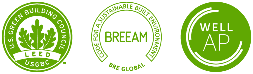 Certificamos LEED, BREEAM Y WELL