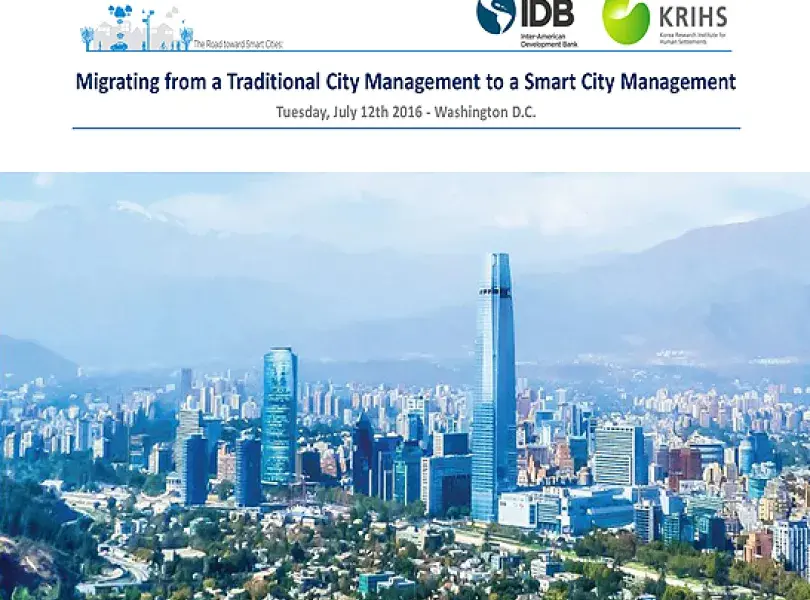 LKS-k garapenerako Banku Inter-Amerikarrean egin den “Migrating from a Traditional City Management to the Smart City” mintegian parte hartu du