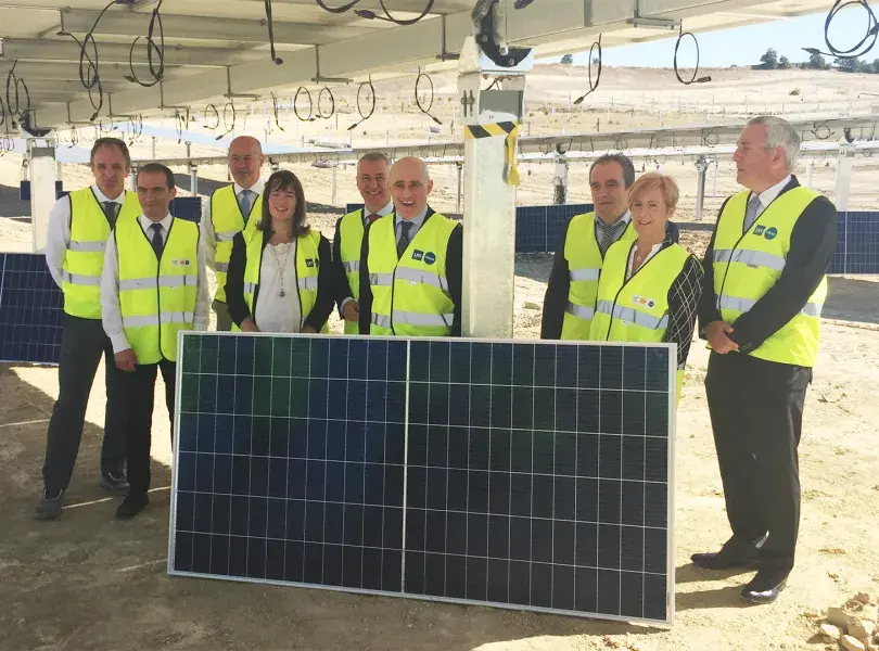 EKIAN, el mayor parque solar de Euskadi, acoge la instalación de las placas solares que entrarán en funcionamiento a final de año