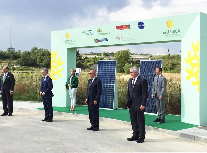 Presentación del proyecto EKIENEA, nuevo parque de energía fotovoltaica promovido por KREAN