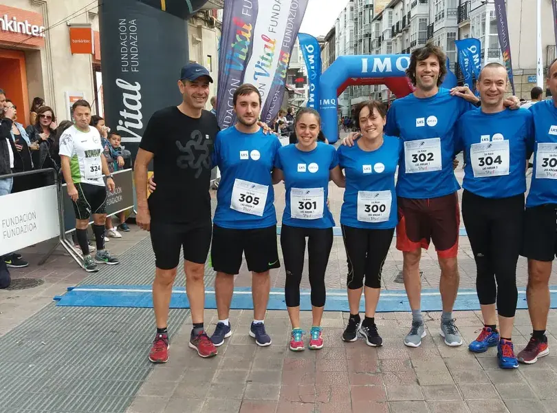 Equipo de LKS KREAN participa en carrera de empresas en Vitoria-Gasteiz